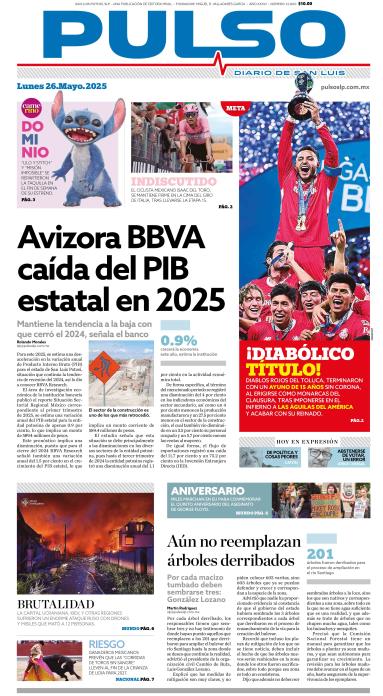 Edicion Impresa Portada de Hoy