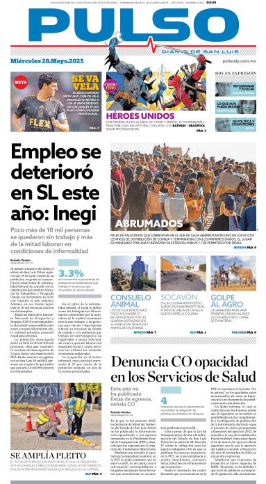 Edicion Impresa Portada de Hoy