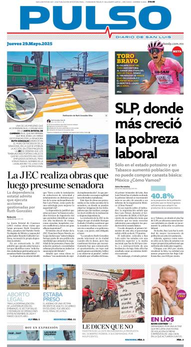 Edicion Impresa Portada de Hoy