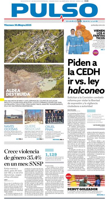 Edicion Impresa Portada de Hoy