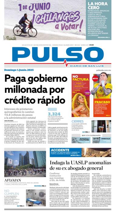 Edicion Impresa Portada de Hoy