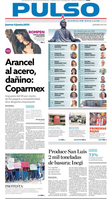 Edicion Impresa Portada de Hoy