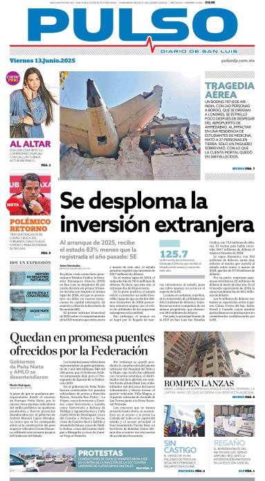 Edicion Impresa Portada de Hoy