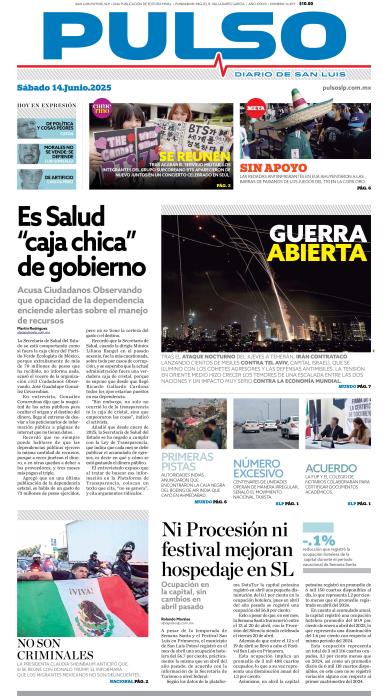 Edicion Impresa Portada de Hoy