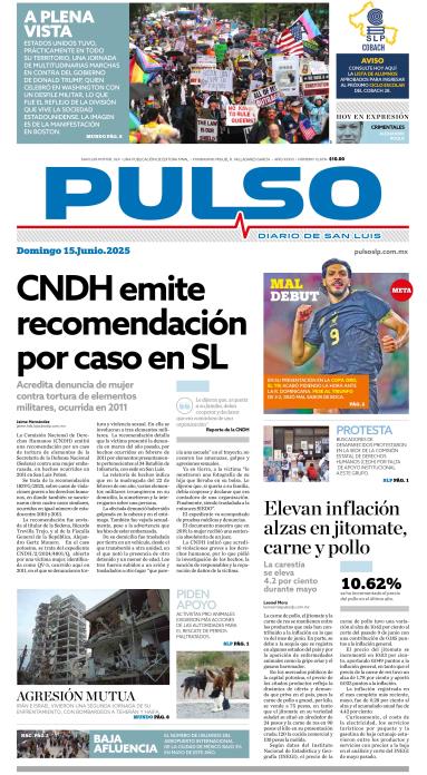 Edicion Impresa Portada de Hoy