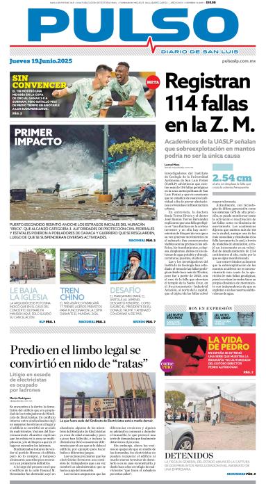 Edicion Impresa Portada de Hoy