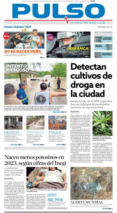 Edicion Impresa Portada de Hoy