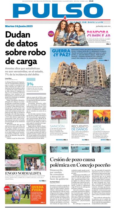Edicion Impresa Portada de Hoy