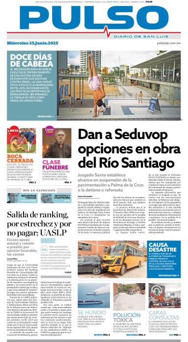 Edicion Impresa Portada de Hoy