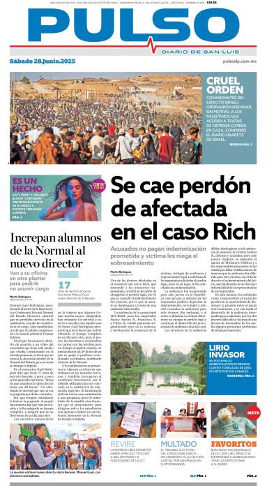 Edicion Impresa Portada de Hoy