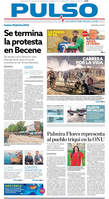 Edicion Impresa Portada de Hoy