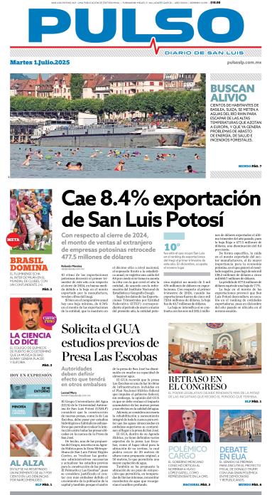 Edicion Impresa Portada de Hoy