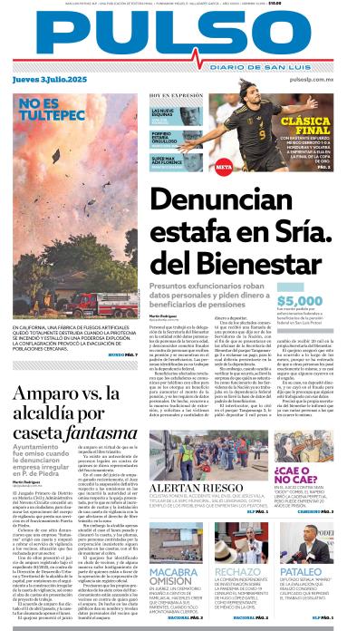 Edicion Impresa Portada de Hoy