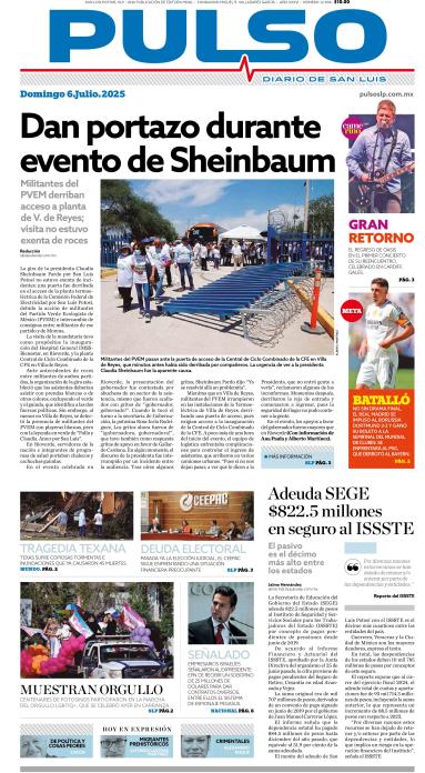 Edicion Impresa Portada de Hoy