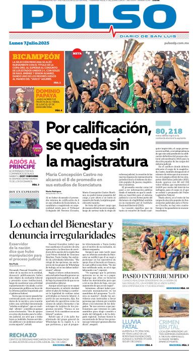 Edicion Impresa Portada de Hoy