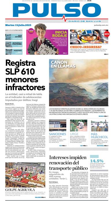 Edicion Impresa Portada de Hoy