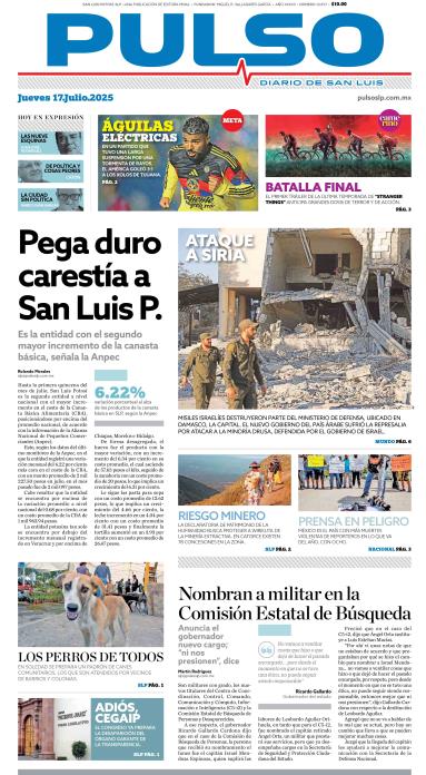 Edicion Impresa Portada de Hoy