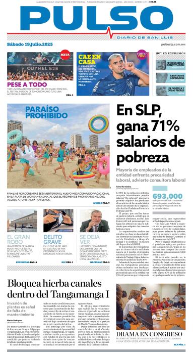 Edicion Impresa Portada de Hoy