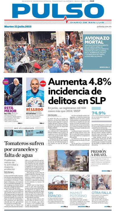 Edicion Impresa Portada de Hoy