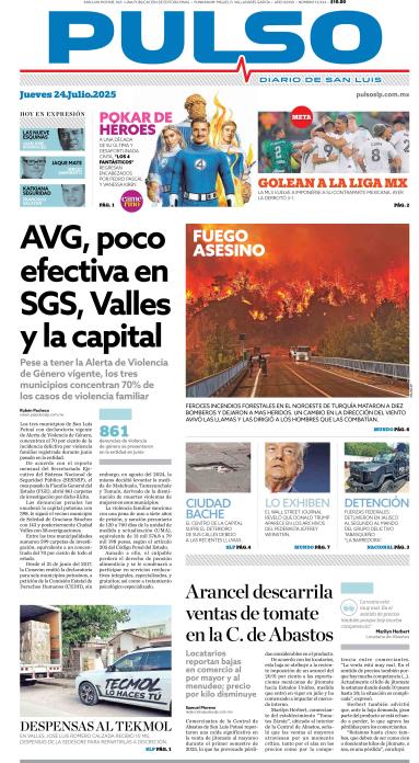 Edicion Impresa Portada de Hoy