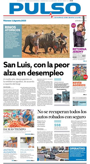Edicion Impresa Portada de Hoy