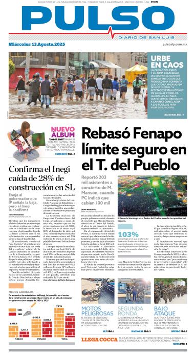 Edicion Impresa Portada de Hoy