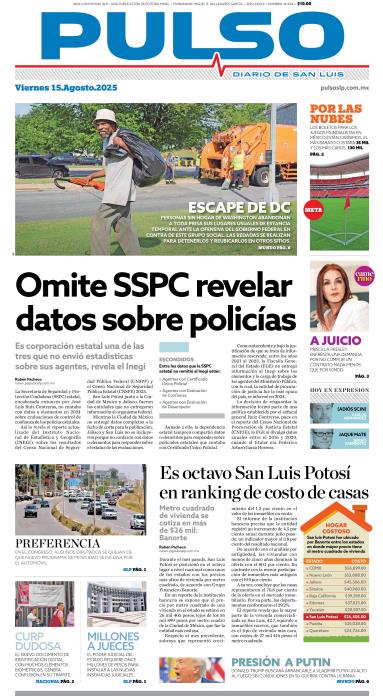 Edicion Impresa Portada de Hoy
