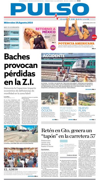 Edicion Impresa Portada de Hoy
