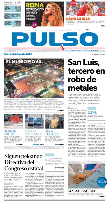 Edicion Impresa Portada de Hoy