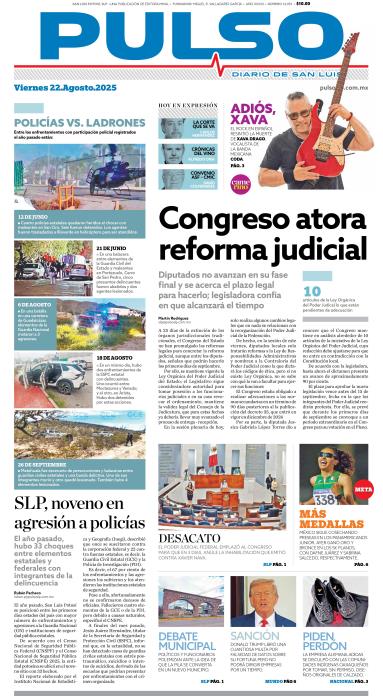 Edicion Impresa Portada de Hoy