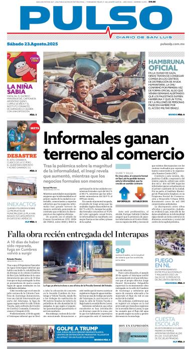Edicion Impresa Portada de Hoy