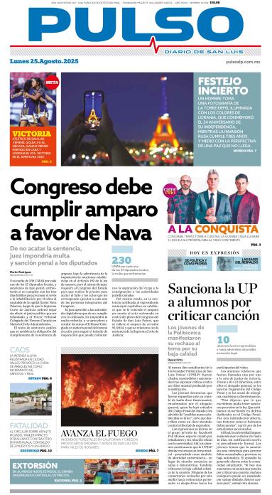 Edicion Impresa Portada de Hoy