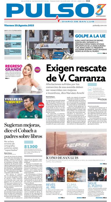 Edicion Impresa Portada de Hoy