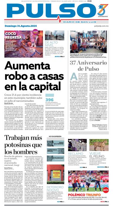 Edicion Impresa Portada de Hoy