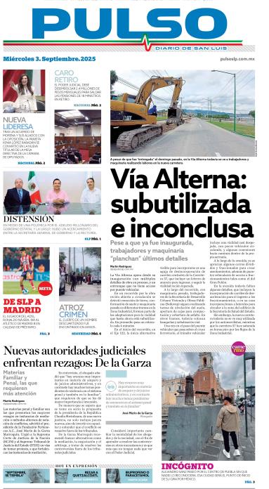 Edicion Impresa Portada de Hoy