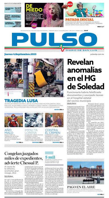 Edicion Impresa Portada de Hoy