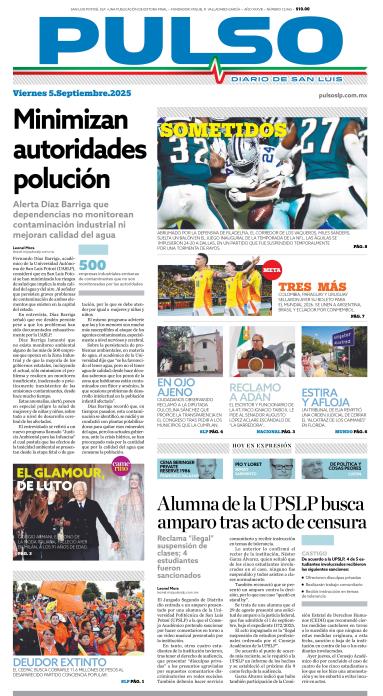 Edicion Impresa Portada de Hoy