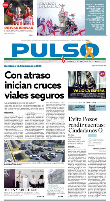 Edicion Impresa Portada de Hoy