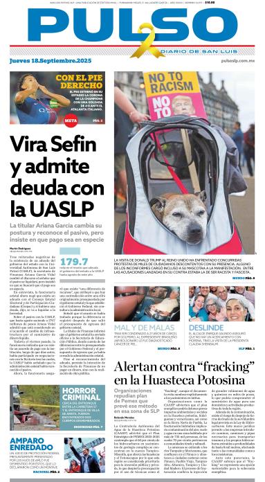 Edicion Impresa Portada de Hoy