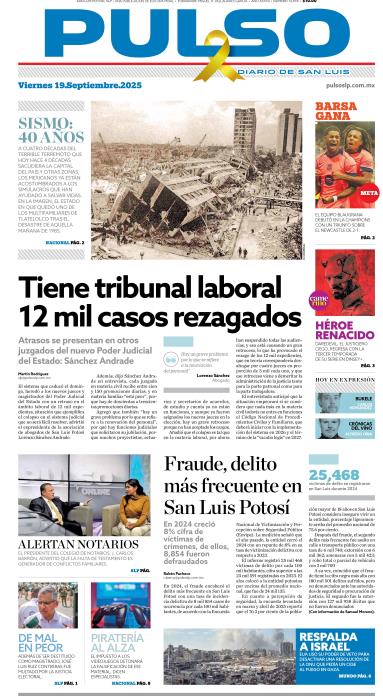Edicion Impresa Portada de Hoy