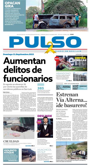 Edicion Impresa Portada de Hoy