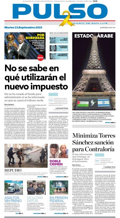 Edicion Impresa Portada de Hoy