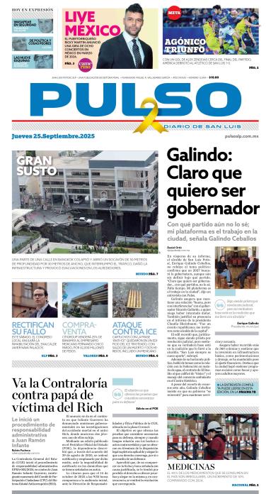 Edicion Impresa Portada de Hoy