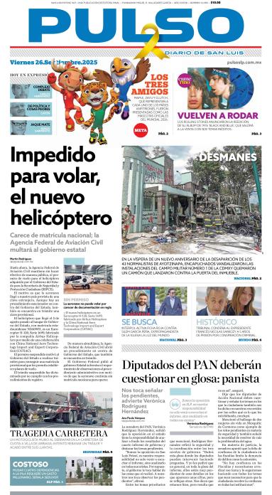 Edicion Impresa Portada de Hoy