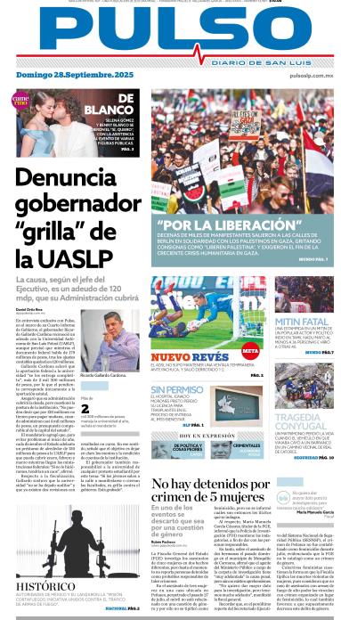 Edicion Impresa Portada de Hoy