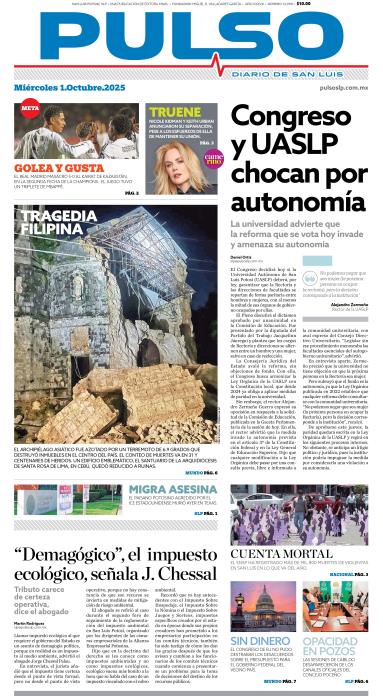Edicion Impresa Portada de Hoy