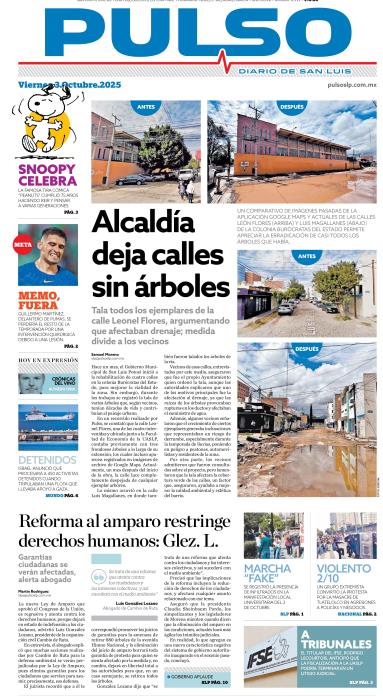 Edicion Impresa Portada de Hoy