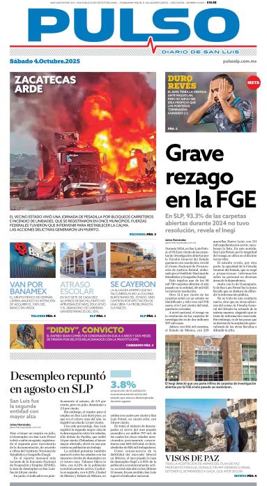 Edicion Impresa Portada de Hoy