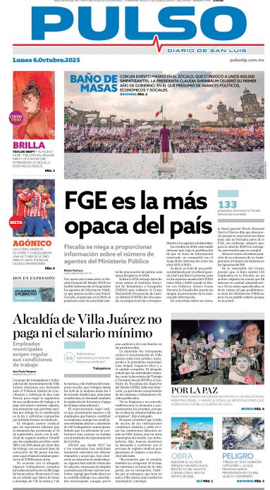 Edicion Impresa Portada de Hoy