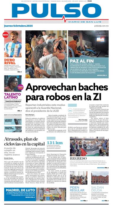 Edicion Impresa Portada de Hoy